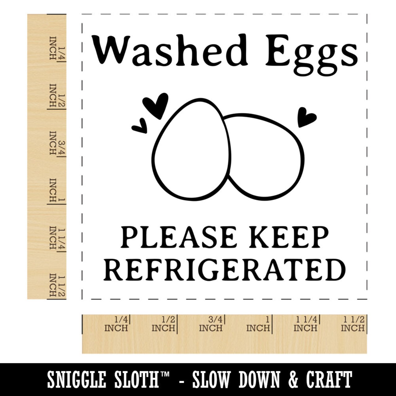 Washed Eggs Please Keep Refrigerated Carton Label Chicken Duck Goose Quail Self-Inking Rubber Stamp Ink Stamper